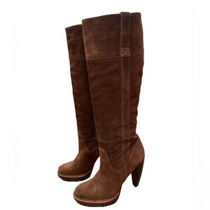 KORS Michael Kors suede high heeled knee high boots 8M